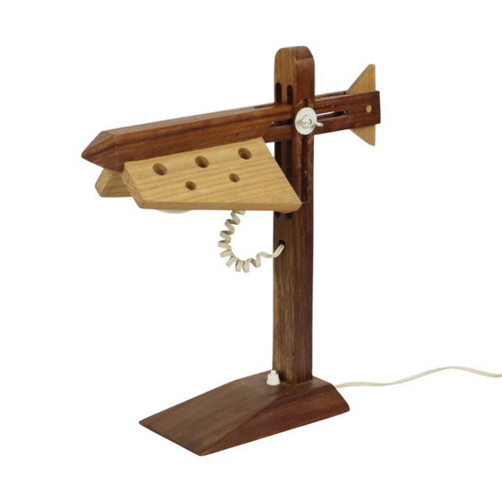 Image 1 of Unique Wooden Lamp