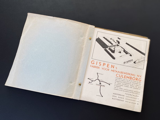 Image 1 of Catálogo Gispen Culemborg Holanda 1939-1953