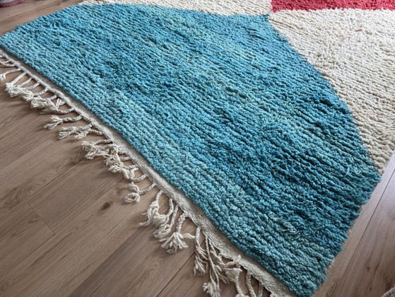 Gran alfombra bereber marroquí con diseño abstracto – Wool (photo 5 of 15)