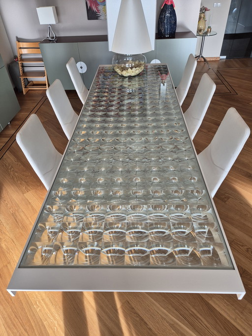 Lens eetkamertafel met 6 stoelen B&B Italia