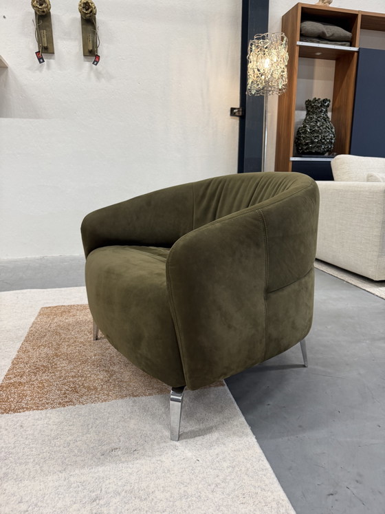 Image 1 of Gelderland 10040 Poltroncina Blend in pelle verde