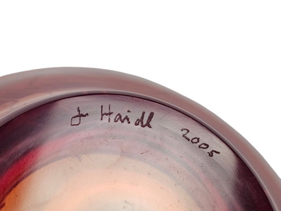 Image 1 of Sklárna Svojkov - Jiří Haidl - Iridescent - Designer Glass - Etched Signature - 2005