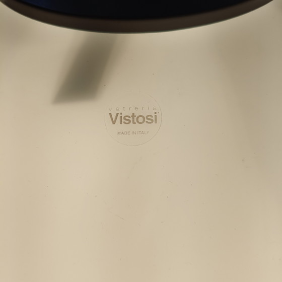 Image 1 of Lampada da soffitto grande Vistosi in vetro di Murano satinato – 42 cm – Made in Italy