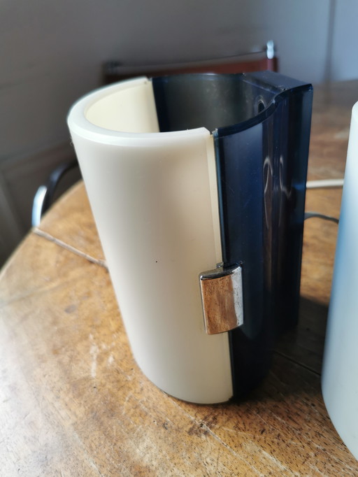 SPACE AGE Coppia di applique Allibert France