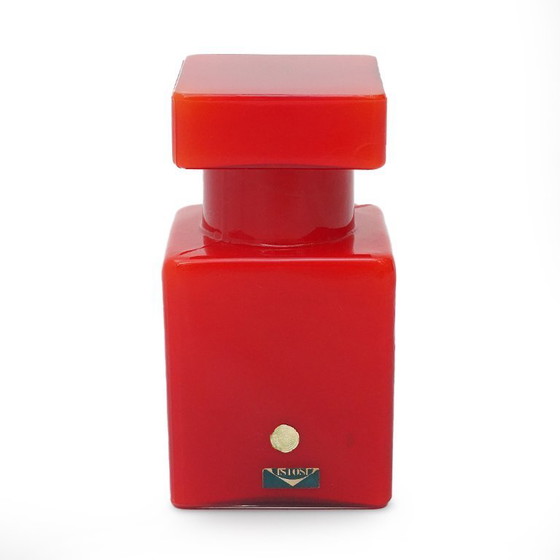 Image 1 of Botella de vidrio rojo de Luciano Vistosi para Vistosi, años 60