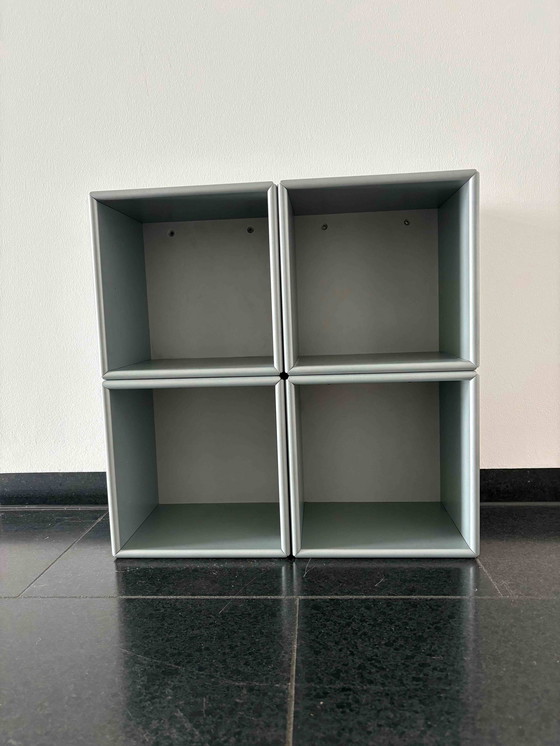 Image 1 of 4x Montana modules 24 x 24 x 20 cm metallic