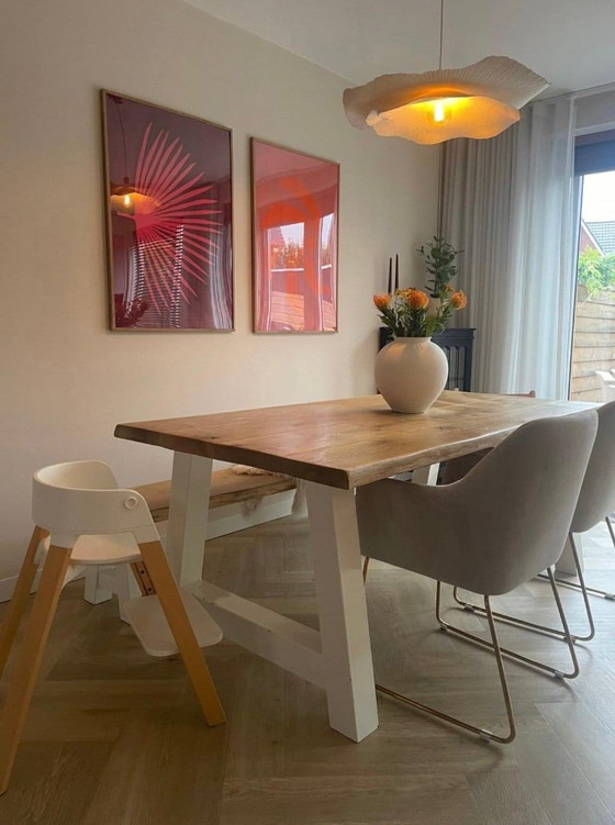 Oak Dining Table 100x200cm – Wood (photo 4 of 6)