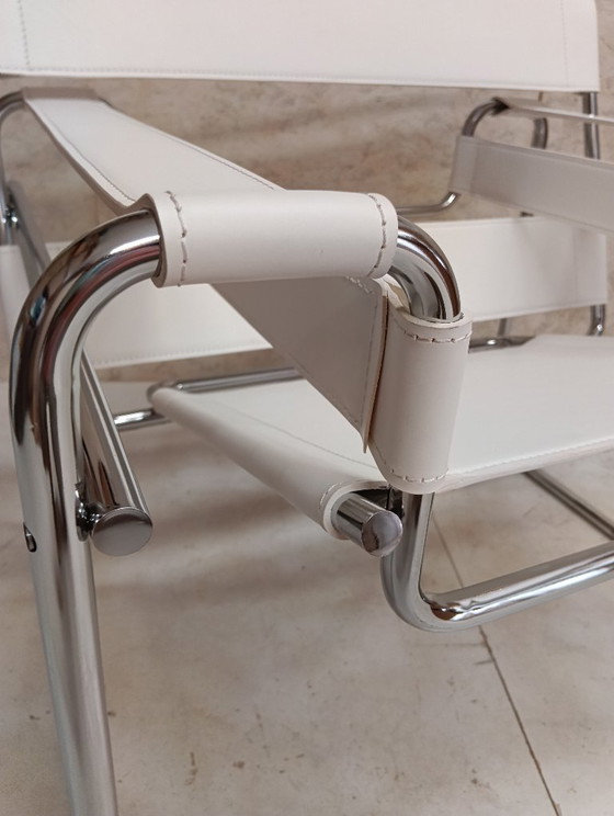 KNOLL Studio Poltrona WASSILY B3 NUOVA, in Cuoio Bianco – Poltrone, Leather (photo 31 of 83)