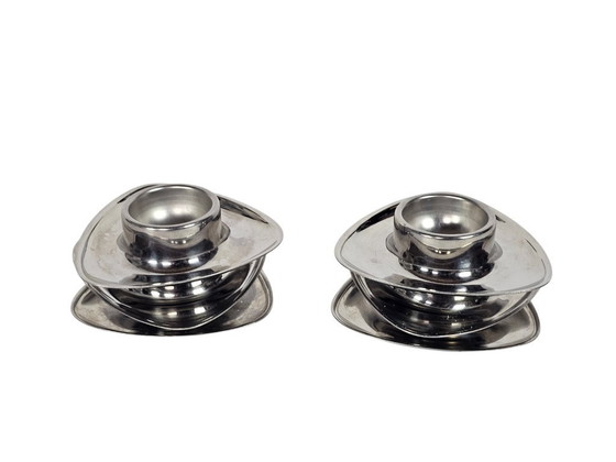 Image 1 of Alessi - Alfra Alessi - 6 x egg cups - stainless steel - Italy - 70's 