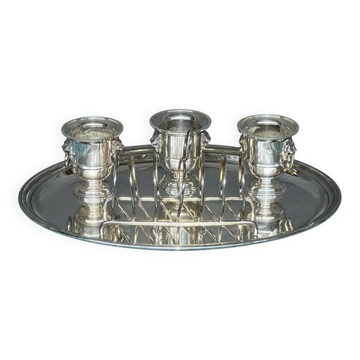 Set verzilverd bestek van Christofle. – tafelaccessoires