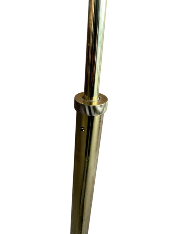 Vintage Messing Vloerlamp met Scharnierende Arm – Verstelbare Leeslamp Jaren 70 Stijl – Mid Century Modern (photo 6 of 17)