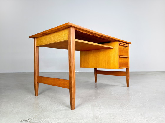 Image 1 of Vintage teak desk WK Furniture Midcentury Danish Design 1960