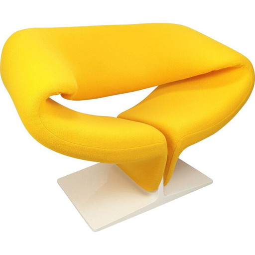 Fauteuil vintage en ruban par Pierre Paulin pour Artifort, 1960s