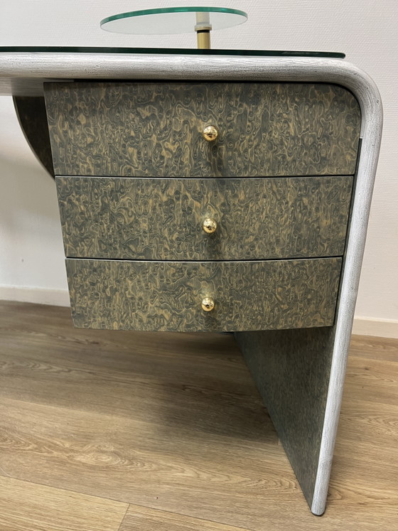 Image 1 of Bureau boomerang Art Déco