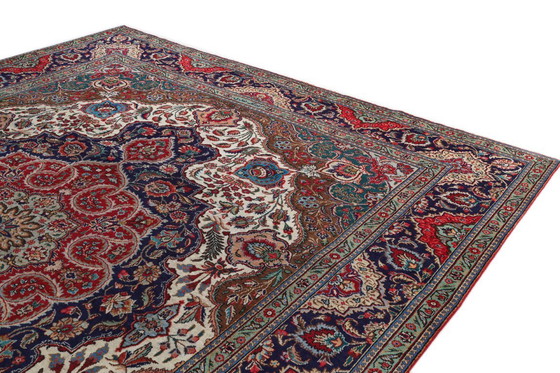 Image 1 of Tappeto persiano Tabriz Siginert 3,80 x 3,02 Tappeto orientale pregiato n. 24641