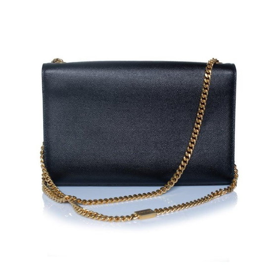 Image 1 of Sac bandoulière Kate moyen Saint Laurent noir