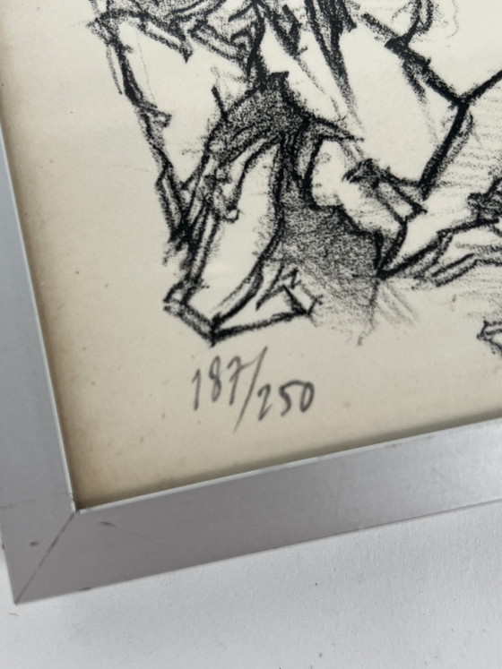 Image 1 of Painting (etching) by Tom Eyzenbach - Studying