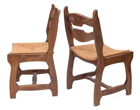 Set di 6 sedie di Guillerme e Chamberron – Guillerme et Chambron, Sedie da pranzo, Wood, Vintage (photo 5 of 9)