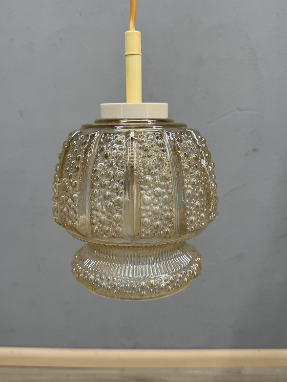 Image 1 of Atmospheric Vintage Ceiling Lamp With Bubble Glass