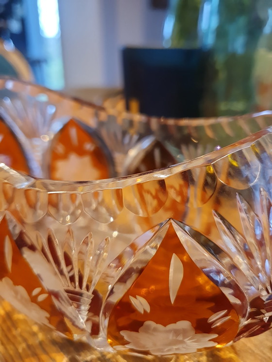 Image 1 of Boheemse kristallen snoepschaal