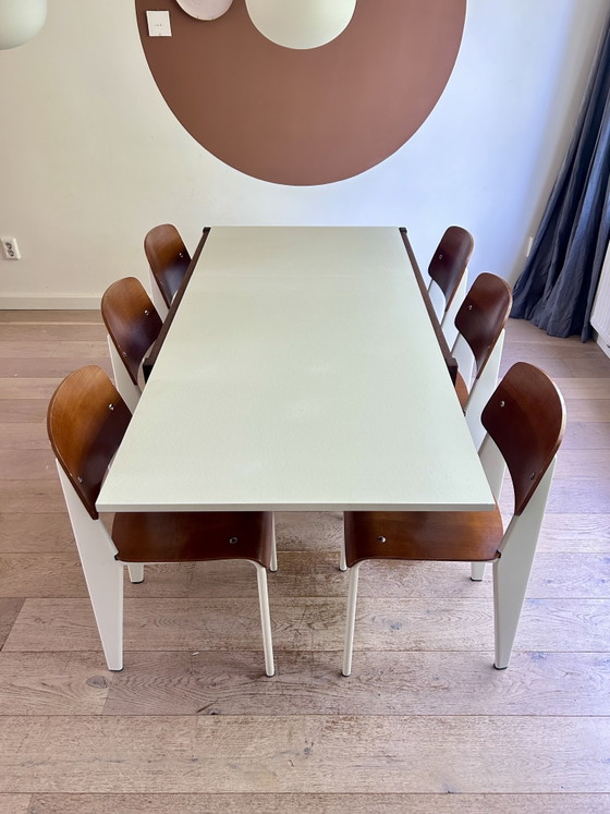 Image 1 of Cees Braakman Pastoe TU30 extendable dining table - wenge-formica
