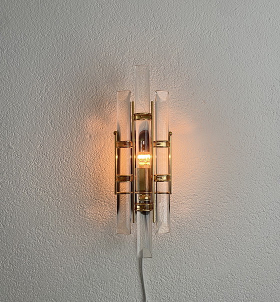 Image 1 of Appliques murales vintage Venini style Hollywood Regency