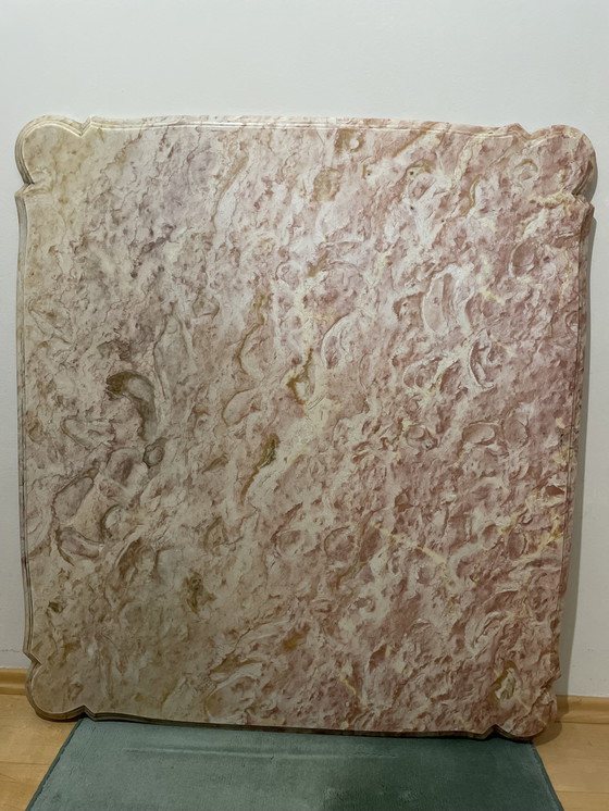 Image 1 of Unikat-Tischplatte aus Marmor 104x92 cm
