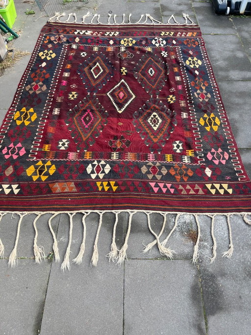 Alfombra Kelim tejida a mano