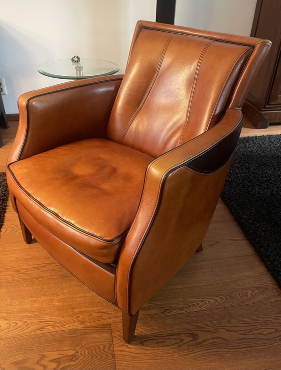 Image 1 of Sessel Agora Low Leder Tabak /1004