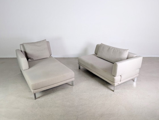 Image 1 of Original Rolf Benz Sento Sofa Design Couch Eckcouch grau Stoff