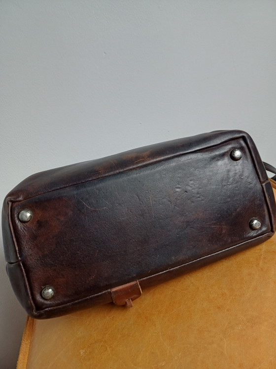 Sac à fermoir marron de Fred De La Bretoniere – Sacs a bandouliere, Calfskin (photo 6 of 8)