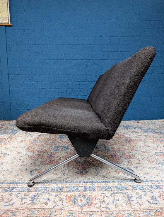 Image 1 of 1x Driezitsbank en 2x fauteuil, Cordemeyer voor Gispen, jaren 60