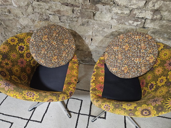 Image 1 of Paar polystyreen schaalcoktails uit 1970