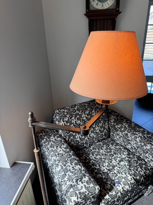 Vintage Stehlampe von D&B Design Holland. Messing mit Schwenkarm, 1980er Jahre. – vloerlampen, Bronze (photo 2 of 12)
