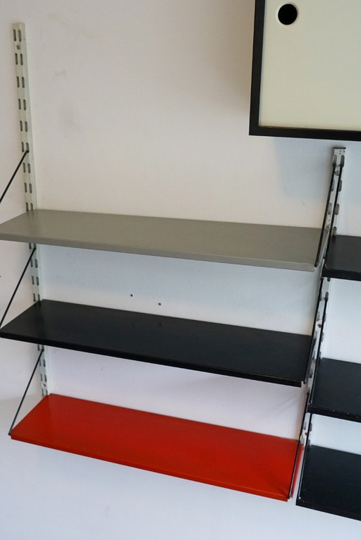 Armoire murale Pilastro complète - Tjerk Reijenga (années 1950/60)