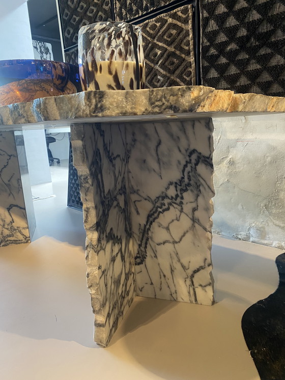 Image 1 of Marble Italian dining table from the 1980s