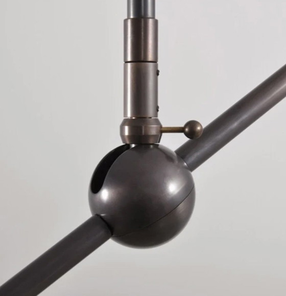 Schwung Balance Pendant Lamp 200 × 150 cm – Black Gunmetal – Brass (photo 9 of 9)