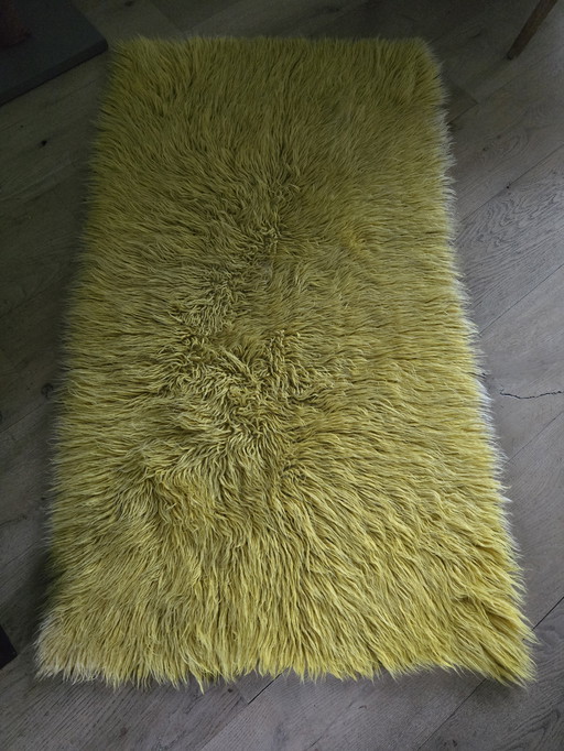 Tapis Flokati vintage