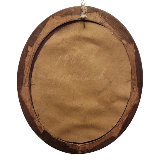 Image 1 of Vintage Oval Mirror