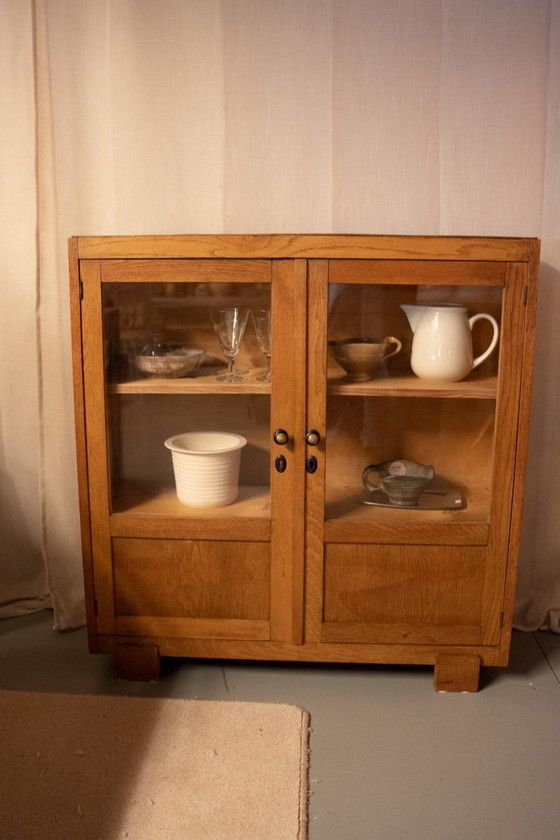 Image 1 of Vintage display cabinet / bookcase