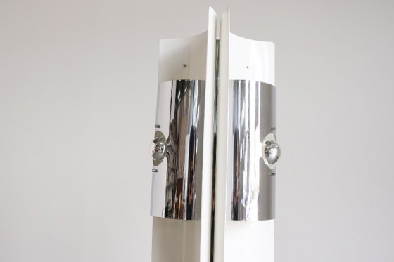 Image 1 of Lampadaire italien chromé