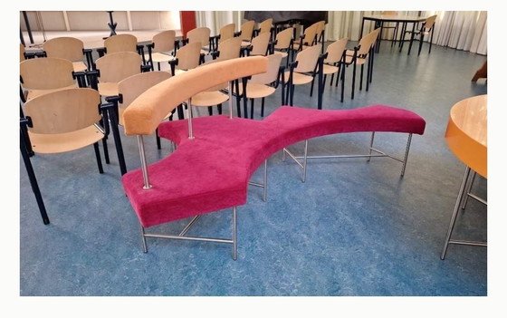 Image 1 of Design rondzit tafel en modulaire banken