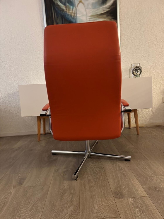 Image 1 of Poltrona reclinabile moderna Jori Mensana JR 7260 Mono-Move - pelle - vintage - Bauhaus