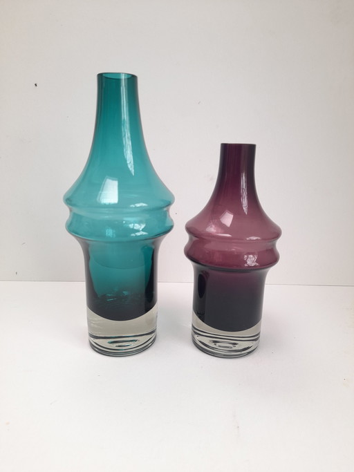 Set of 2 Tamara Aladin vases for Las Riihimäen 