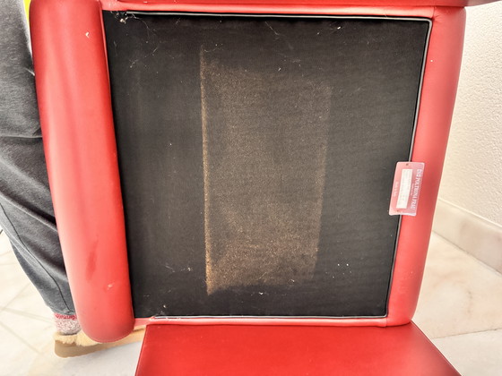 Image 1 of Poltrona Frau Bridge (colección Form) cuero rojo