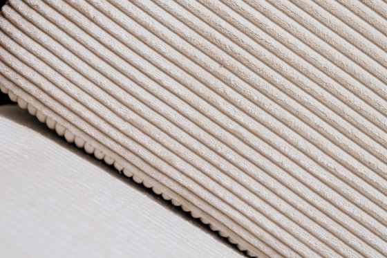 Image 1 of Vintage armchair brutalism style off white corduroy 1960