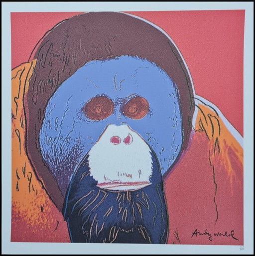D'après Andy Warhol, Orang-outan, années 1980, lithographie