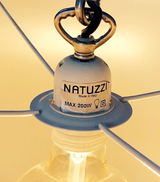 Image 1 of A stunning, original arc lamp from the top Italian brand Natuzzi, model "Luna