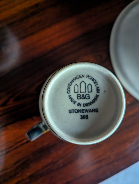 Image 1 of 5x cup/saucer Bing Grøndahl/ Jens Quistgaard Denmark