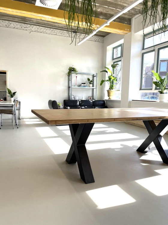 Image 1 of Beautiful large bamboo table